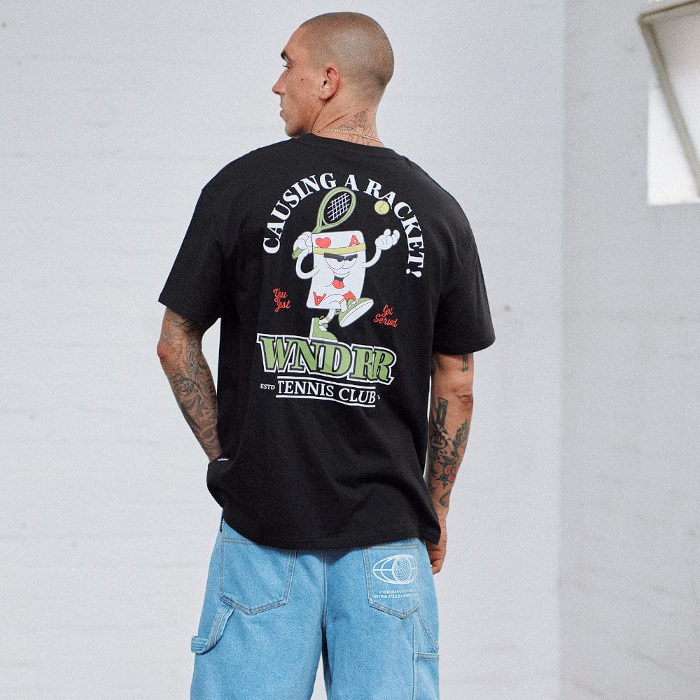 WNDRR Ace Box Fit Tee - Black