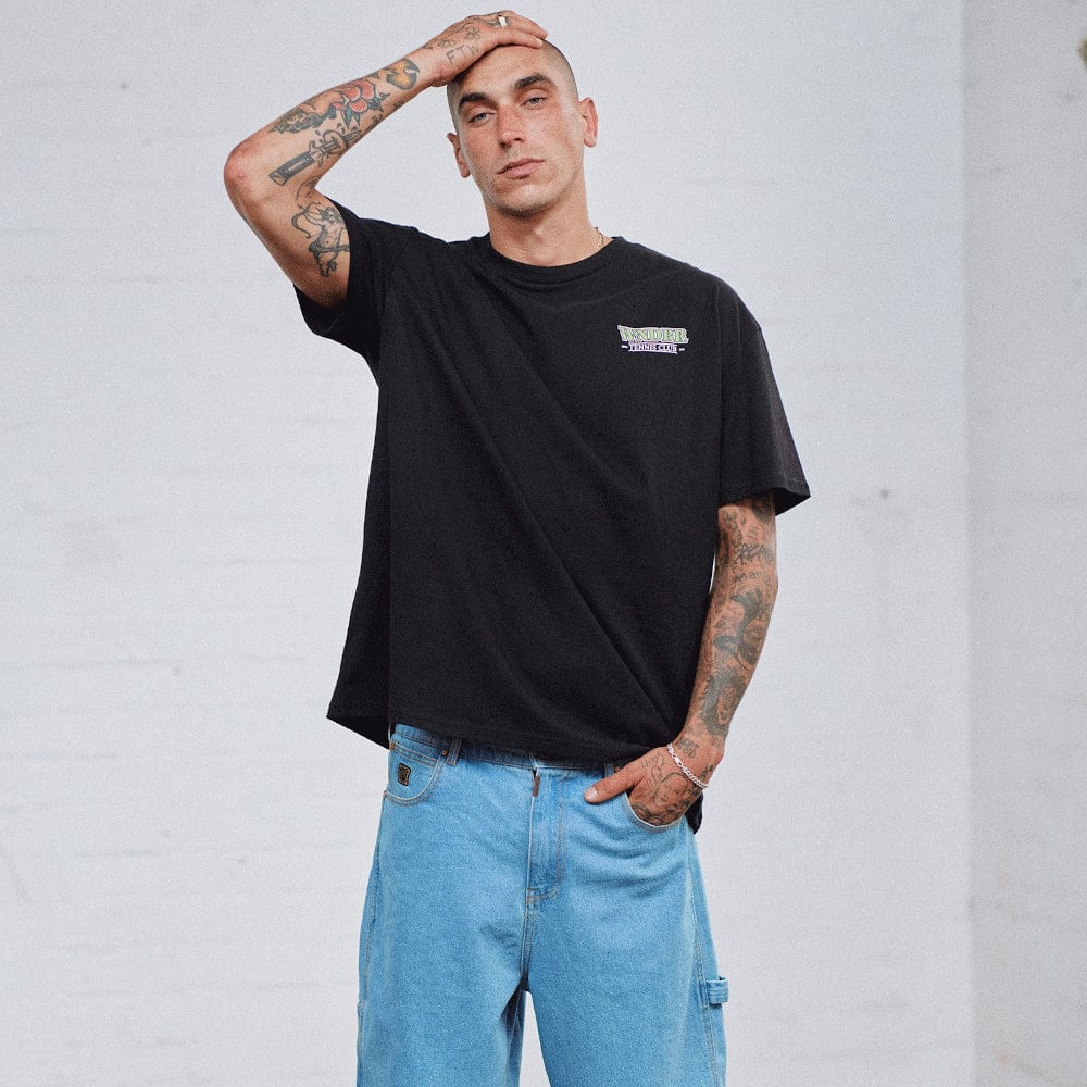 WNDRR Ace Box Fit Tee - Black