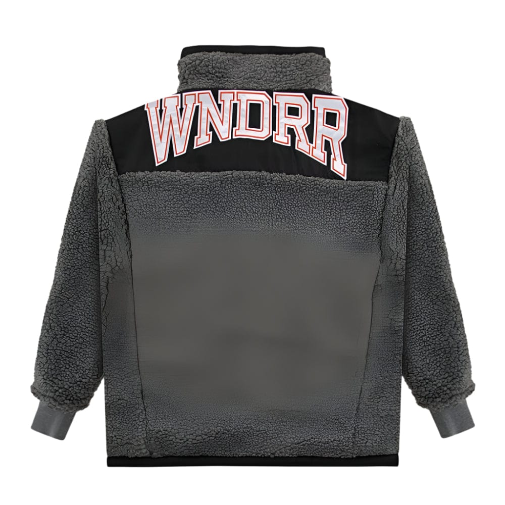 WNDRR Arc Sherpa Jacket - Charcoal / Black