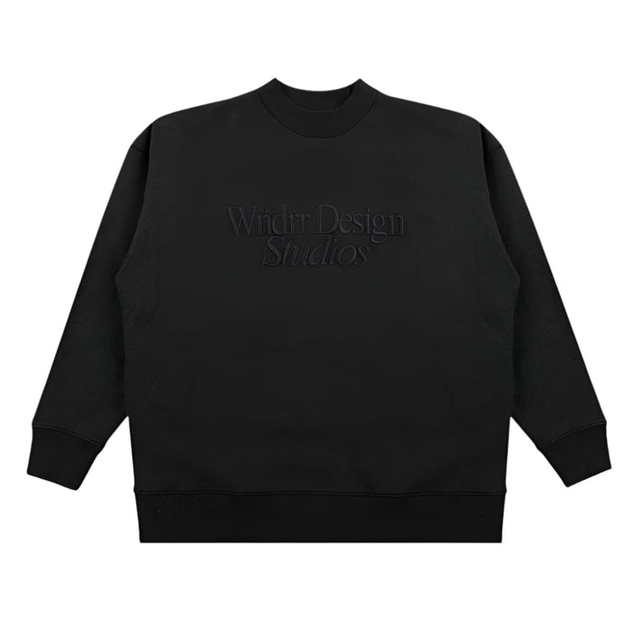Wndrr Limitz Panel Crew Sweat Black