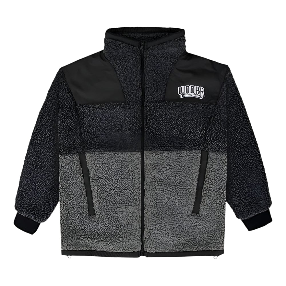 WNDRR Banner Sherpa Jacket - Black