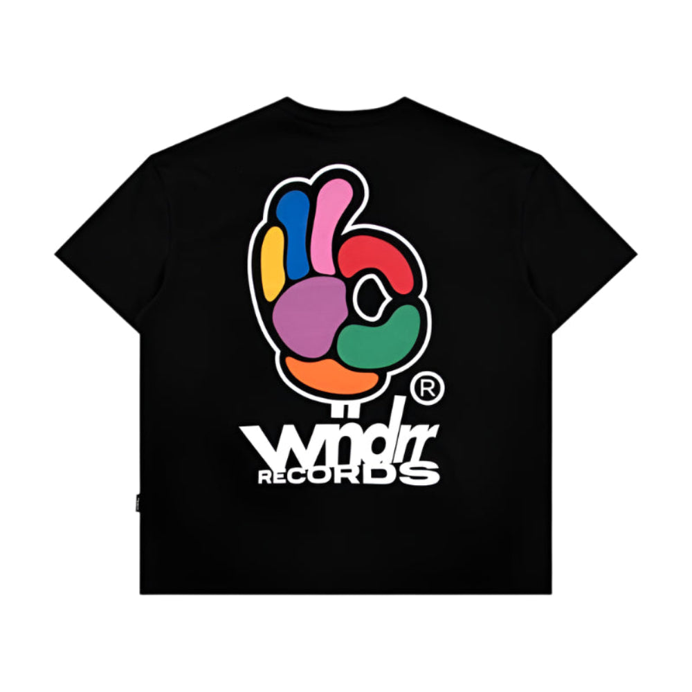 WNDRR Benny Box Fit Tee - Black