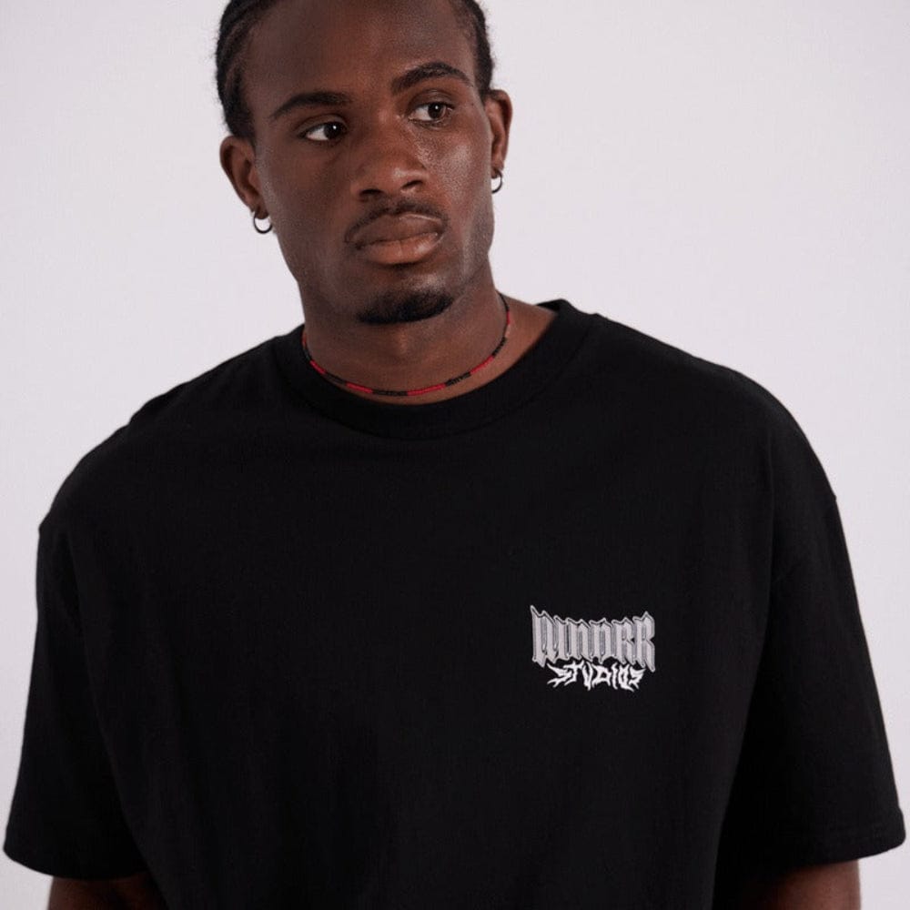 WNDRR Bleach Box Fit Tee - Black