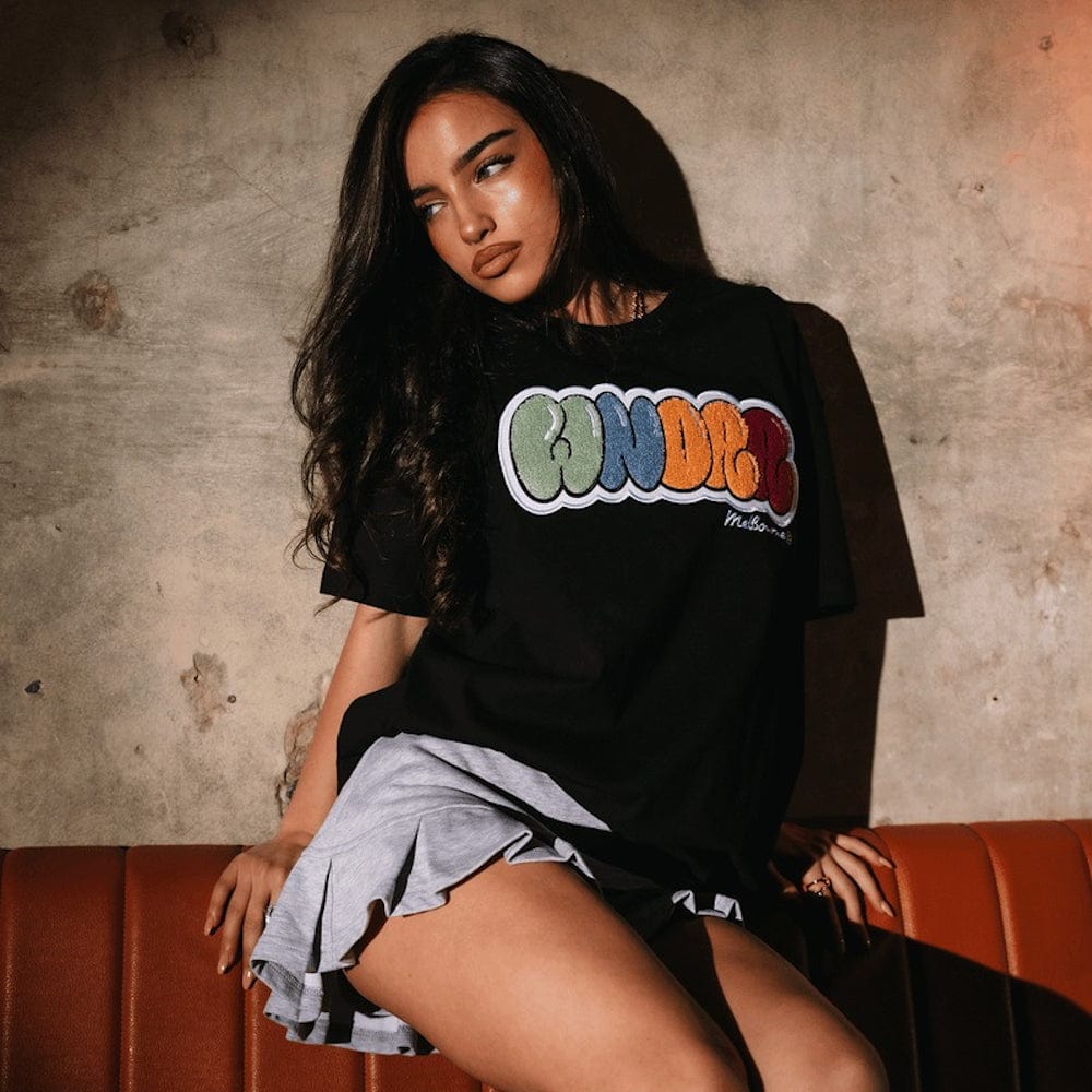 WNDRR Blissed Box Fit Tee - Black