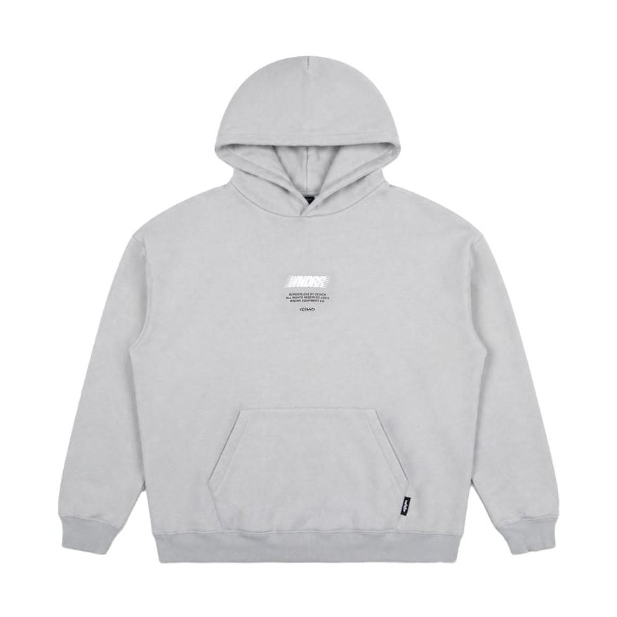WNDRR Borderless Hood Sweat - Cement Grey