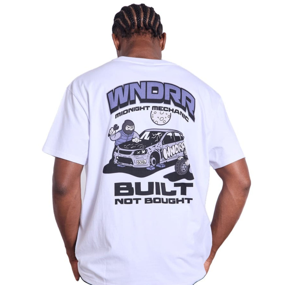 WNDRR Built Box Fit Tee - White