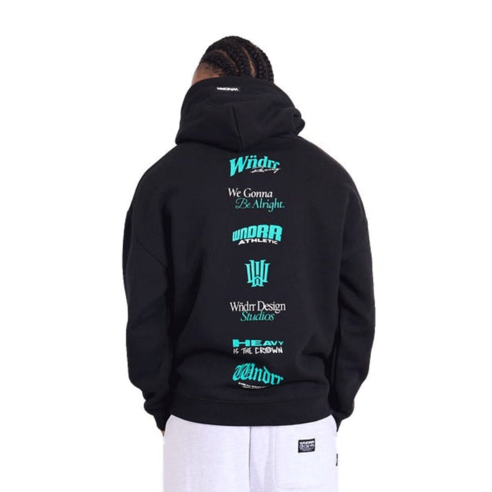 WNDRR Collective HOOD Sweat - Black