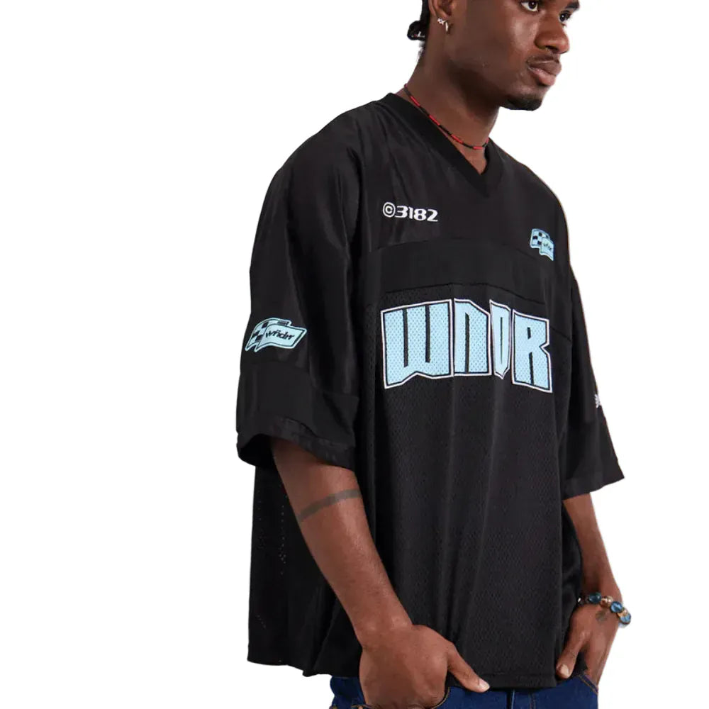 WNDRR Drivetrain Quarterback Jersey - Black