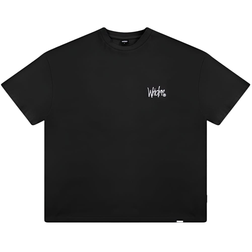 WNDRR Faded French Terry Tee - Faded Black