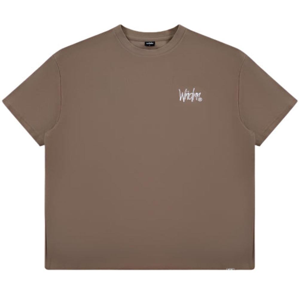 WNDRR Faded French Terry Tee - Taupe