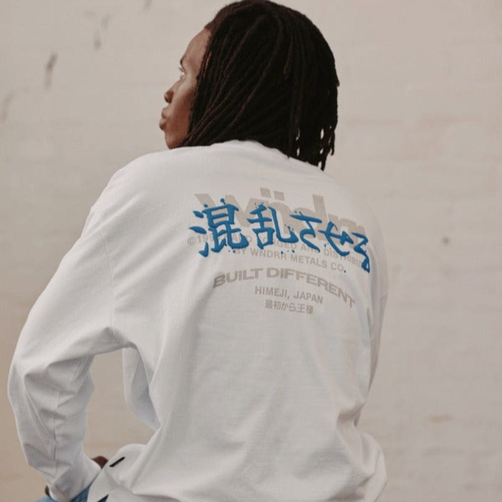WNDRR Forged Long Sleeve Tee - White