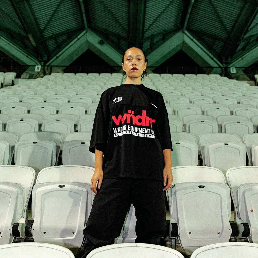 WNDRR Frontline Quarterback Jersey - Black