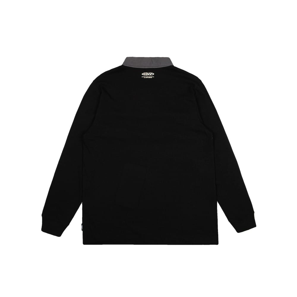 WNDRR Globe Rugby Polo - Black