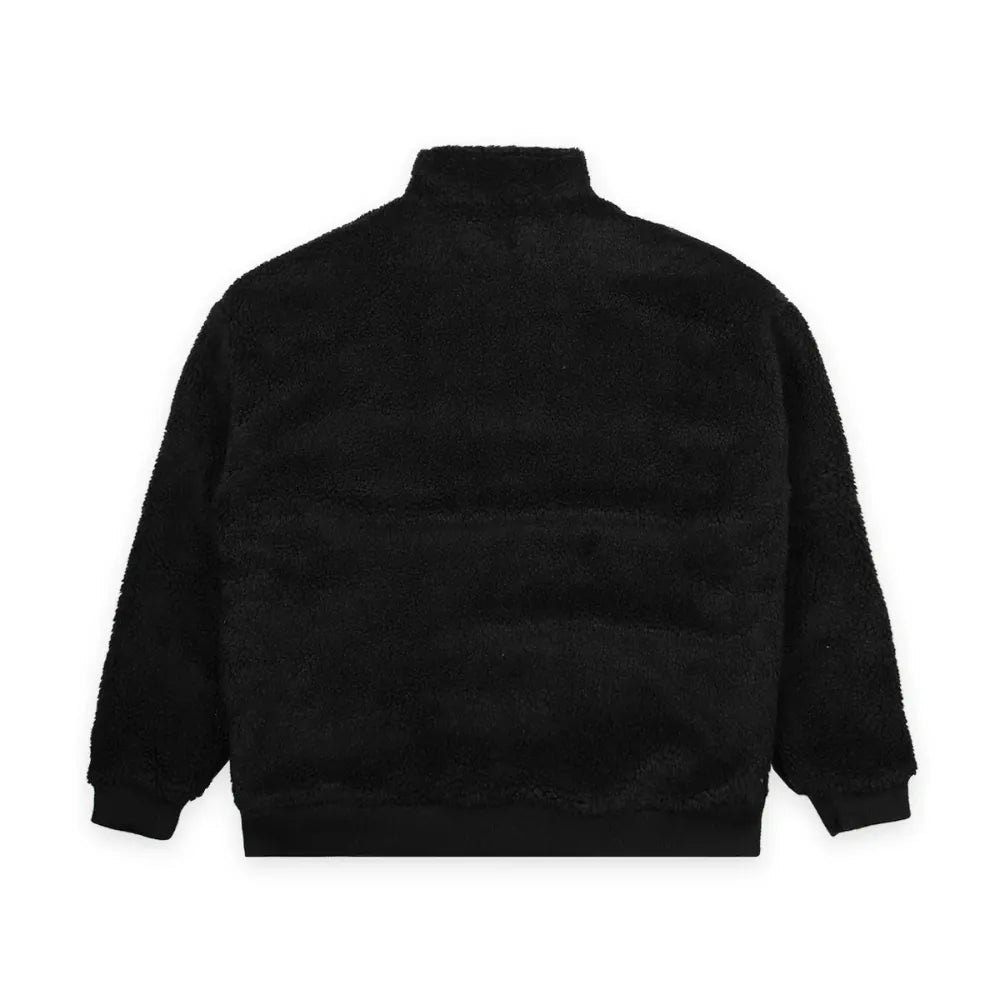 WNDRR Hashi 1/4 Zip Sherpa Flecce - Black
