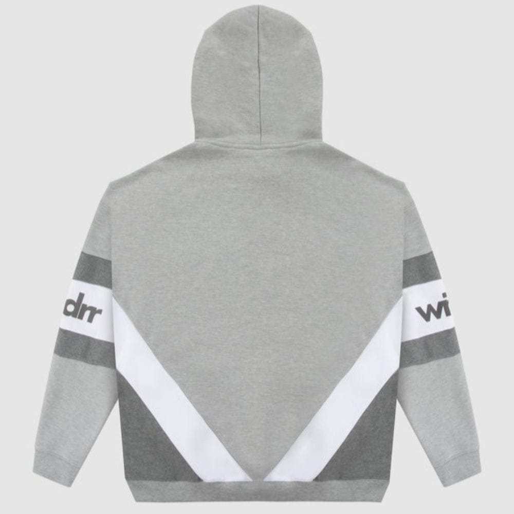 WNDRR Junction Panel Hood Sweat - Grey Marle