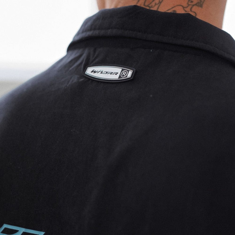WNDRR Laneaway Sports Jacket - Black / Dusk Blue
