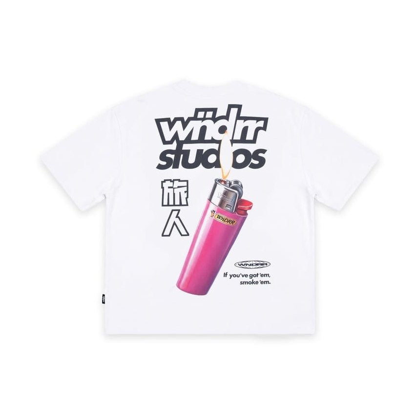 WNDRR Lighter Heavy Weight Tee - White