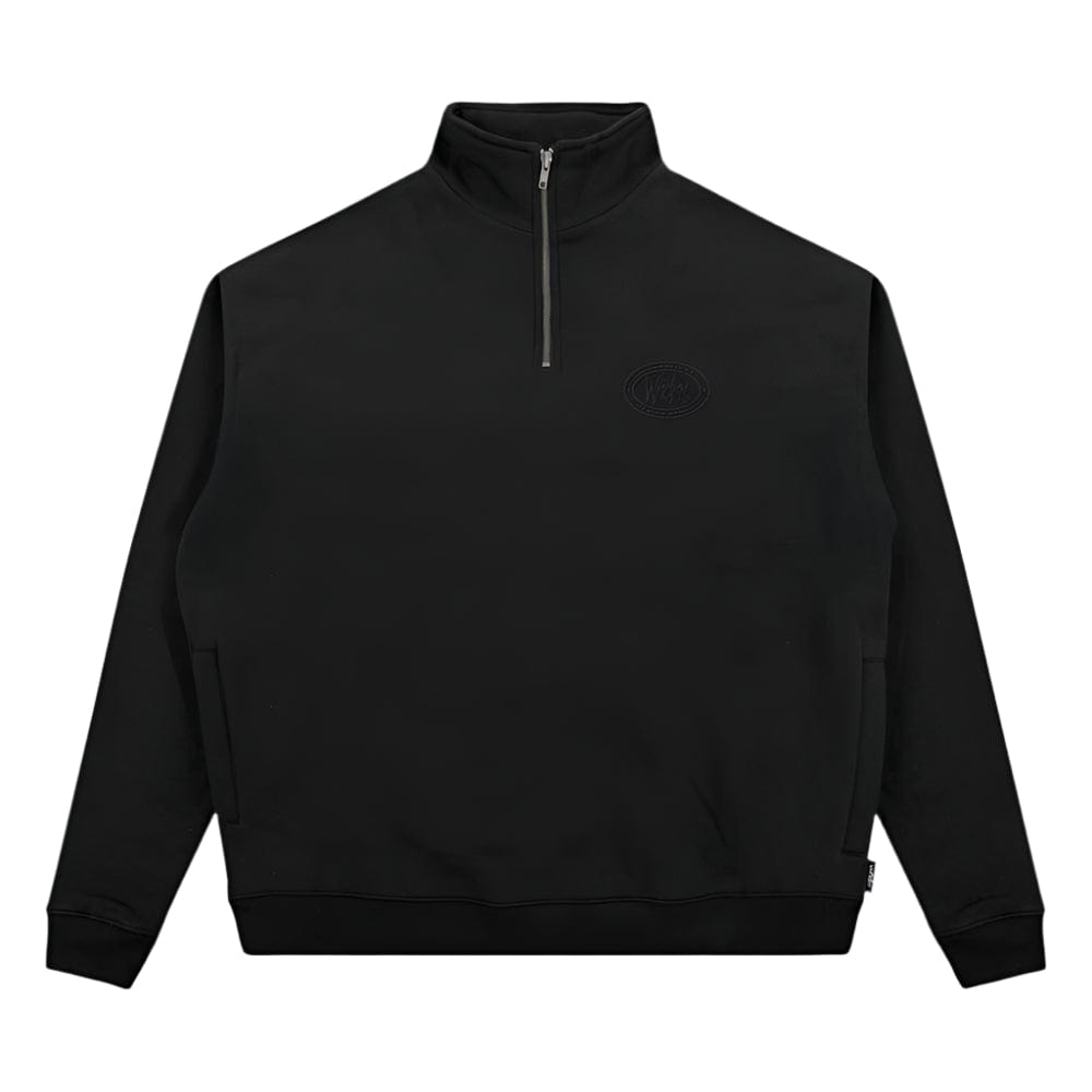 WNDRR Minted 1/4 Zip Sweat - Black