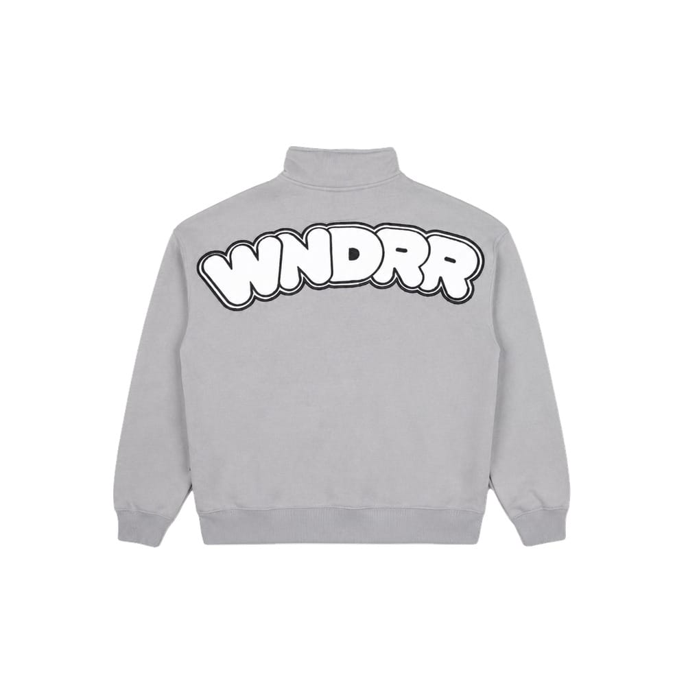 WNDRR Nimbus 1/4 ZIP Sweat - Cement Grey