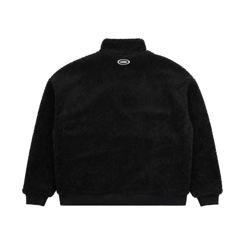 WNDRR Orbit 1/4 Zip Sherpa Fleece - Black