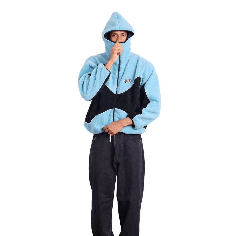 WNDRR Orbit Fleece Jacket - Blue/Black