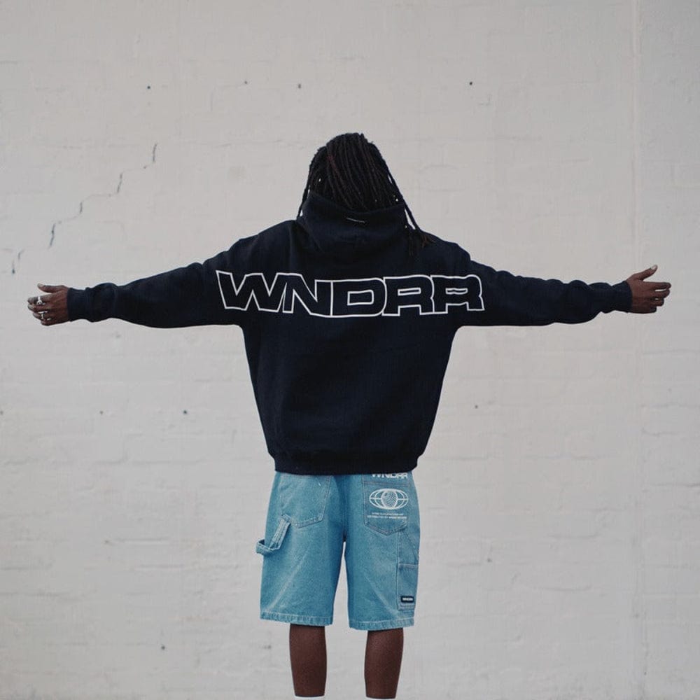 WNDRR Patron Hood Sweat - Black