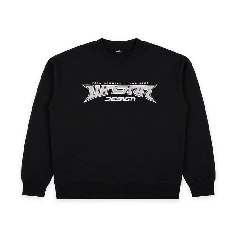 WNDRR Pulse Crew Sweat - Black