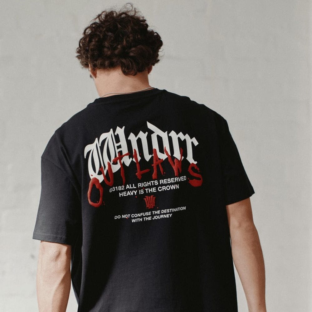 WNDRR Renegade Box Fit Tee - Black