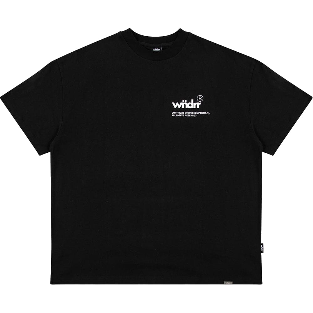 WNDRR Represent Heavy Weight Tee - Black