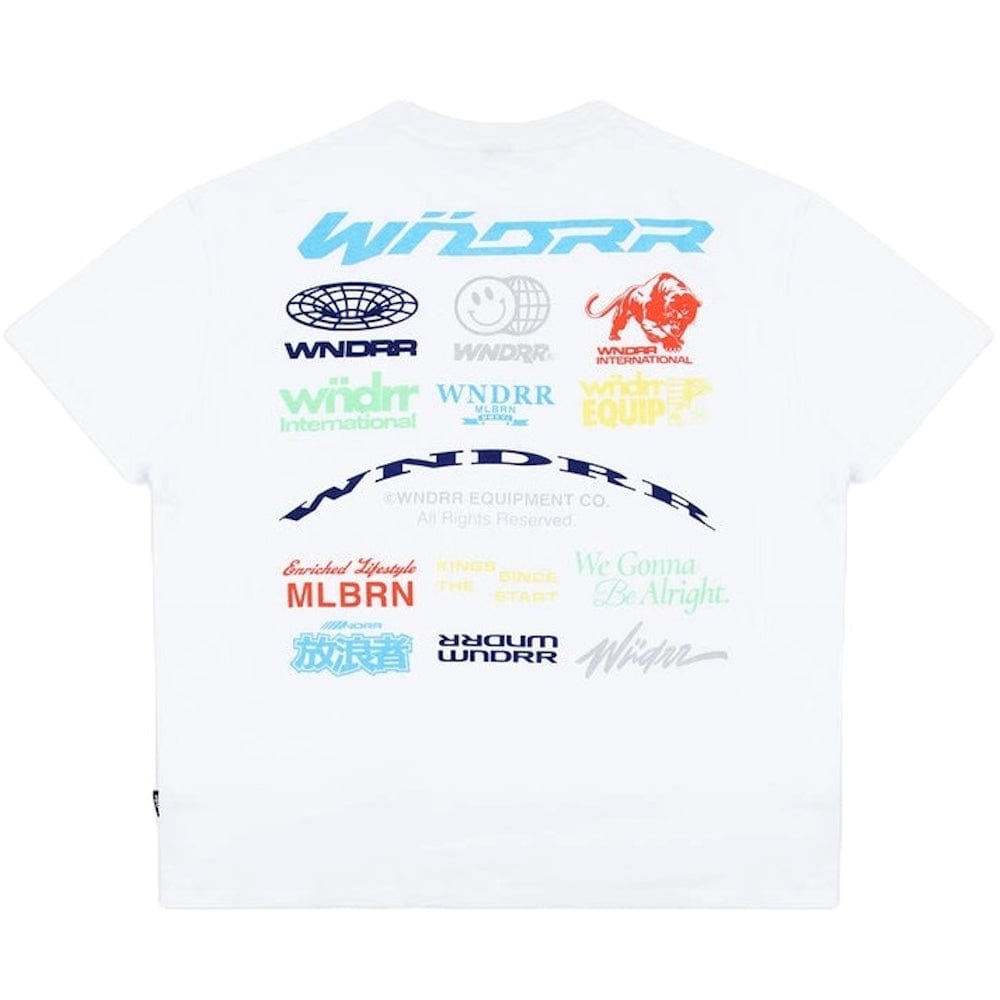 WNDRR Represent Heavy Weight Tee - White