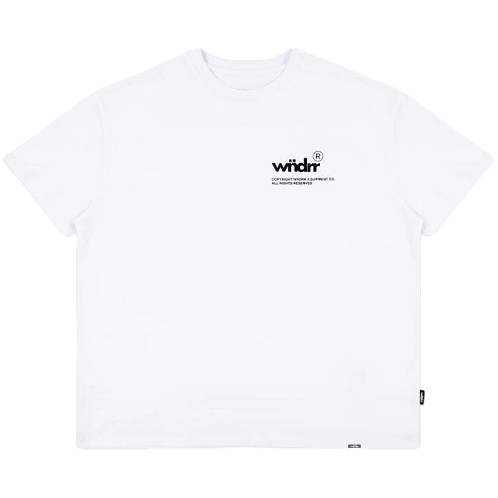 WNDRR Represent Heavy Weight Tee - White