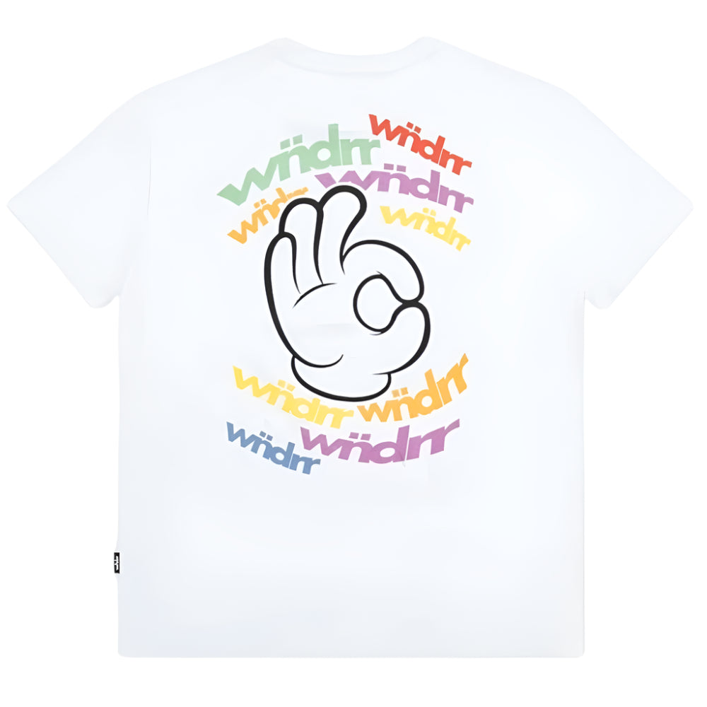 WNDRR Ribbon Box Fit Tee - White