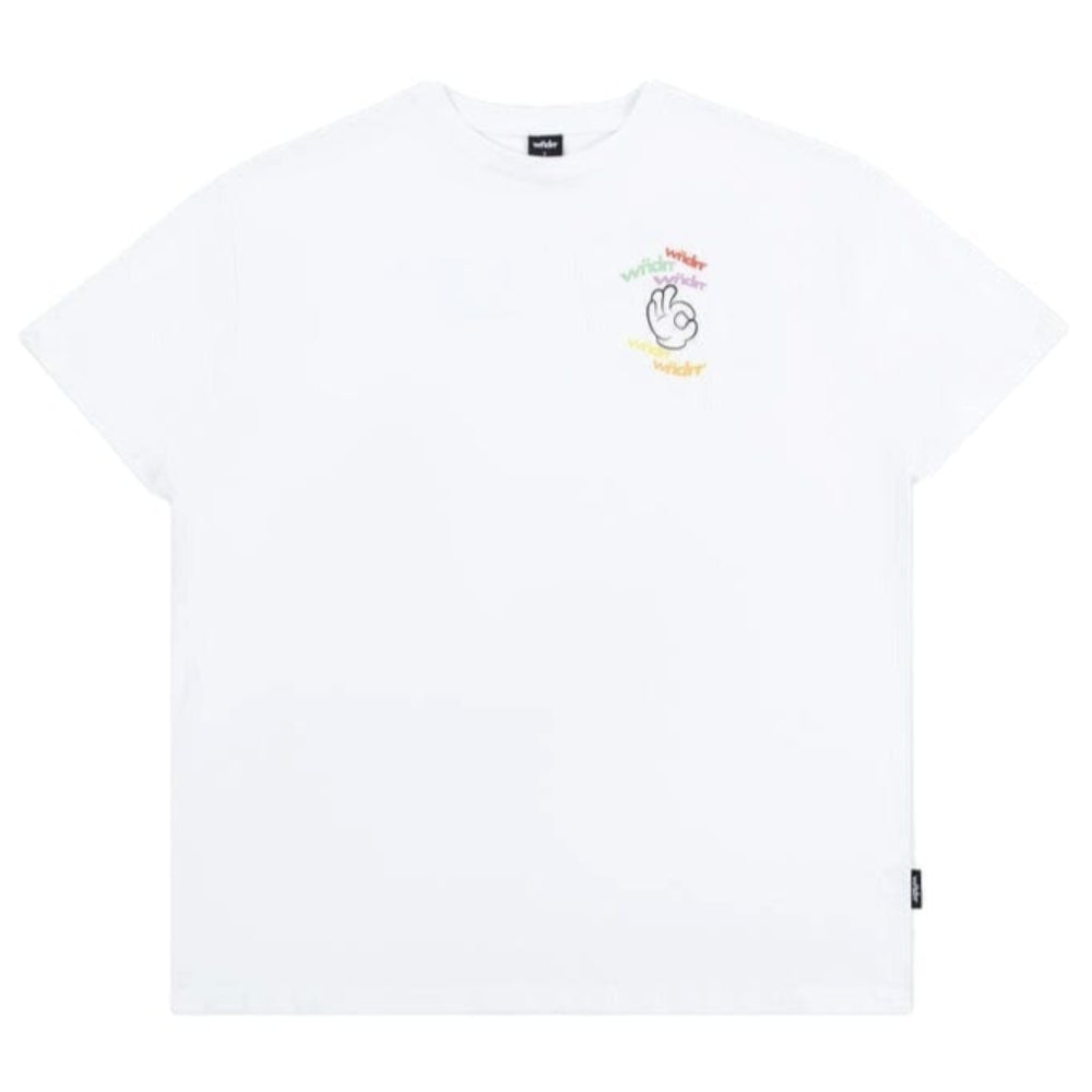 WNDRR Ribbon Box Fit Tee - White