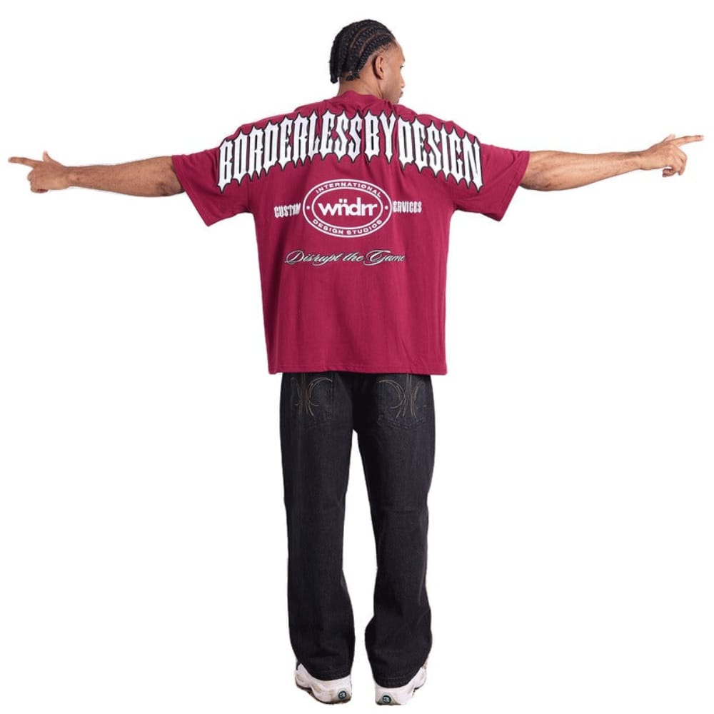 WNDRR RZN Heavy Weight Tee - Blood Red