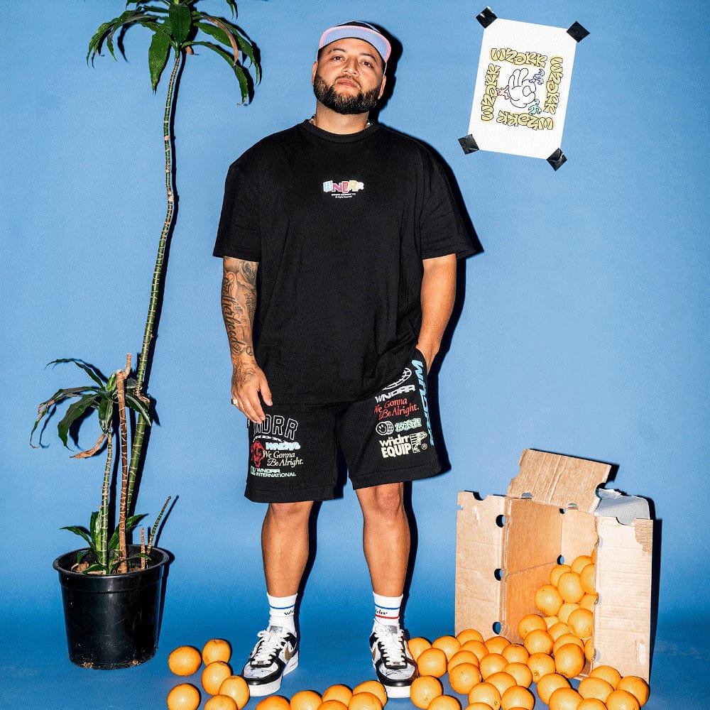 WNDRR Sherri Box Fit Tee - Black