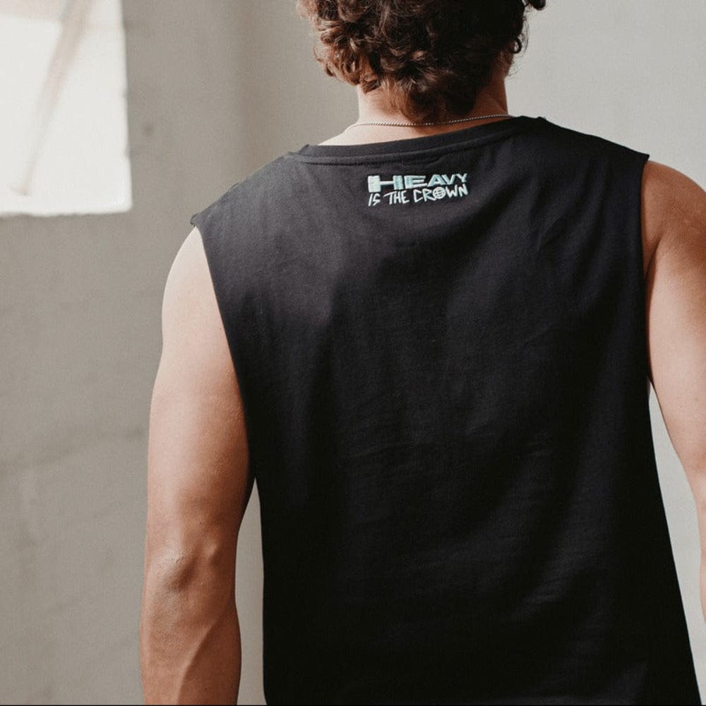 WNDRR Shift Muscle Top - Black