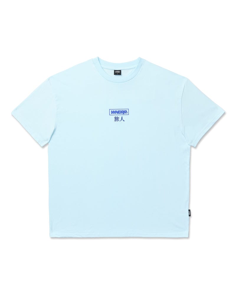 WNDRR Shodo Box Fit Tee - Baby Blue