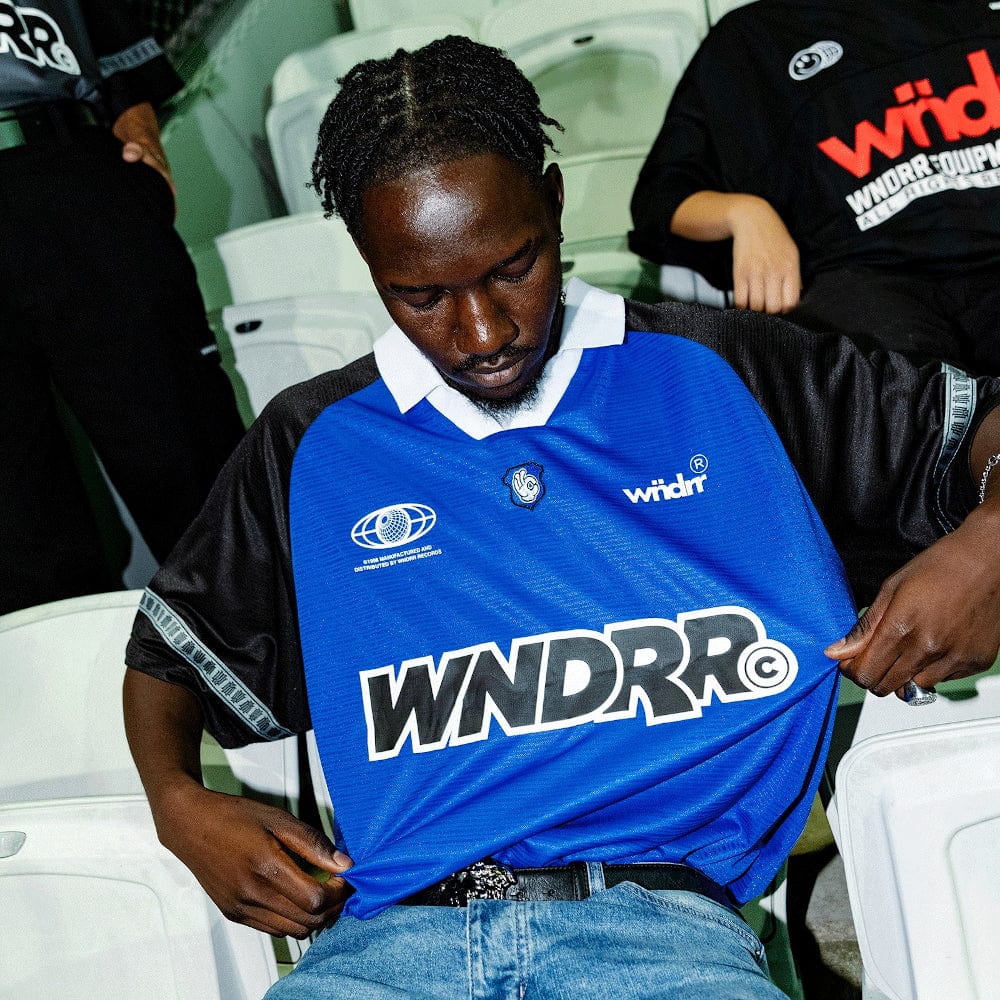 WNDRR Shodo Football Jersey - Blue / Black