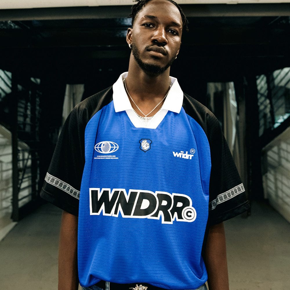 WNDRR Shodo Football Jersey - Blue / Black