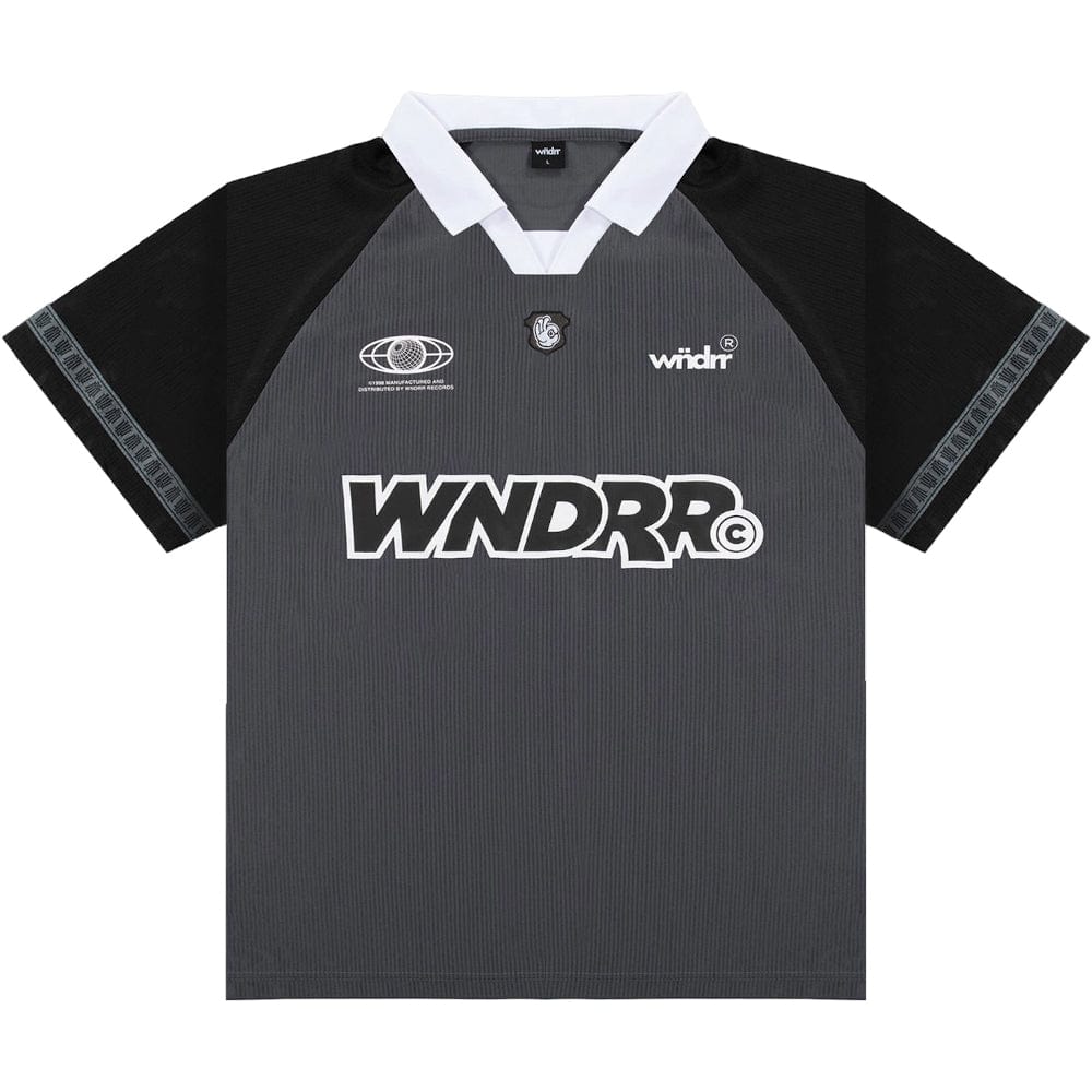 WNDRR Shodo Football Jersey - Grey / Black