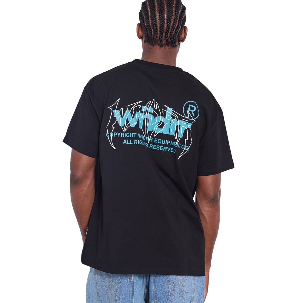 WNDRR Shutdown Box Fit Tee - Black