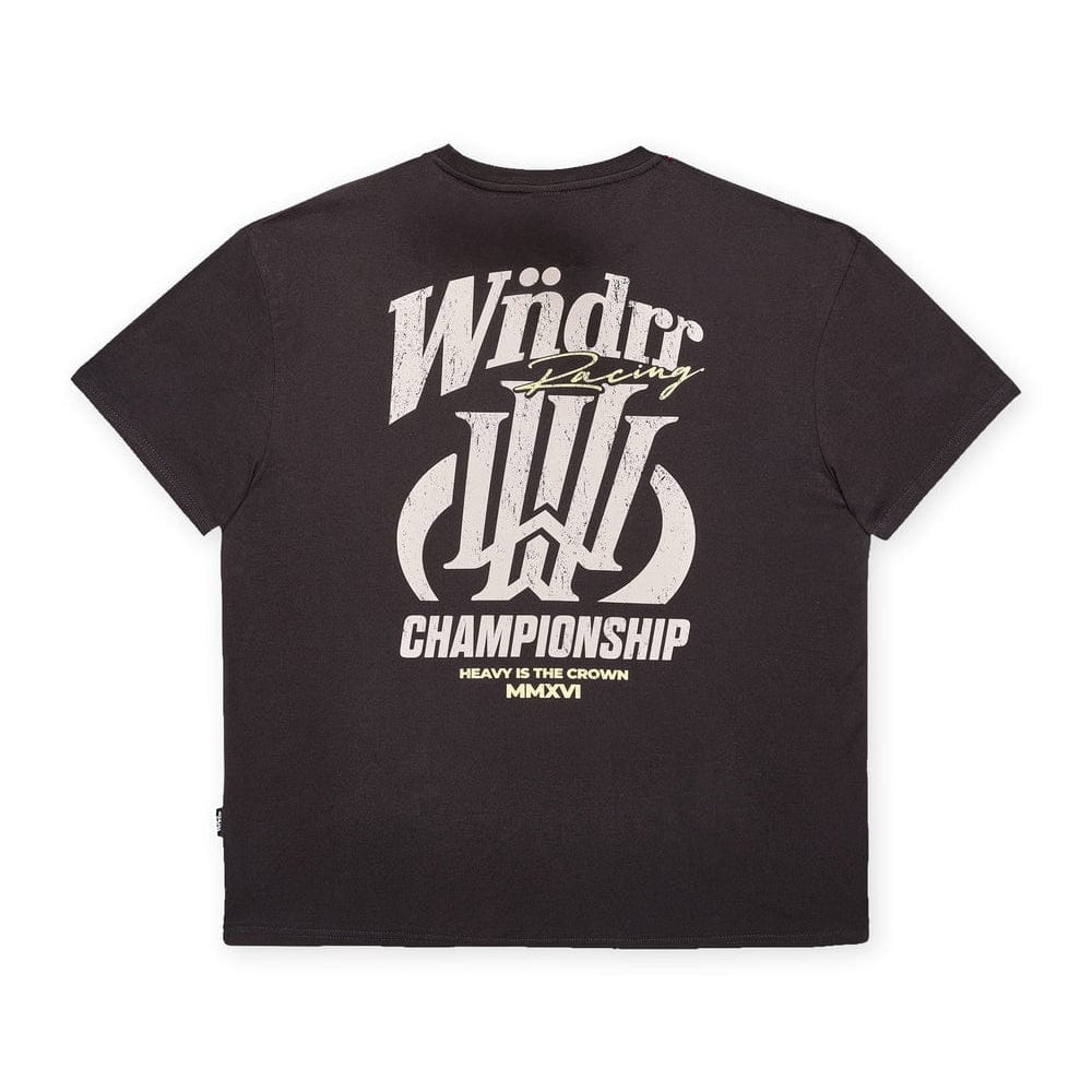 WNDRR Skyline Box Fit Tee - Faded Black