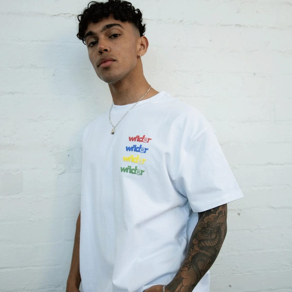 WNDRR Source Code Box Fit Tee - White