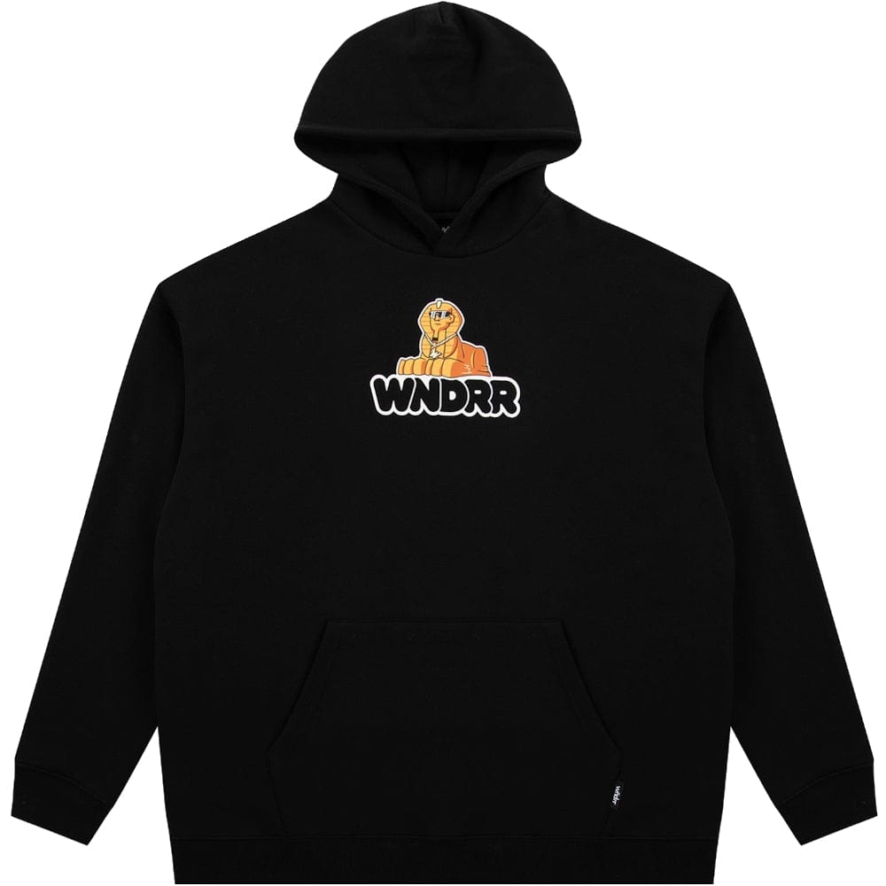 WNDRR Sphinx Hood Sweat - Black