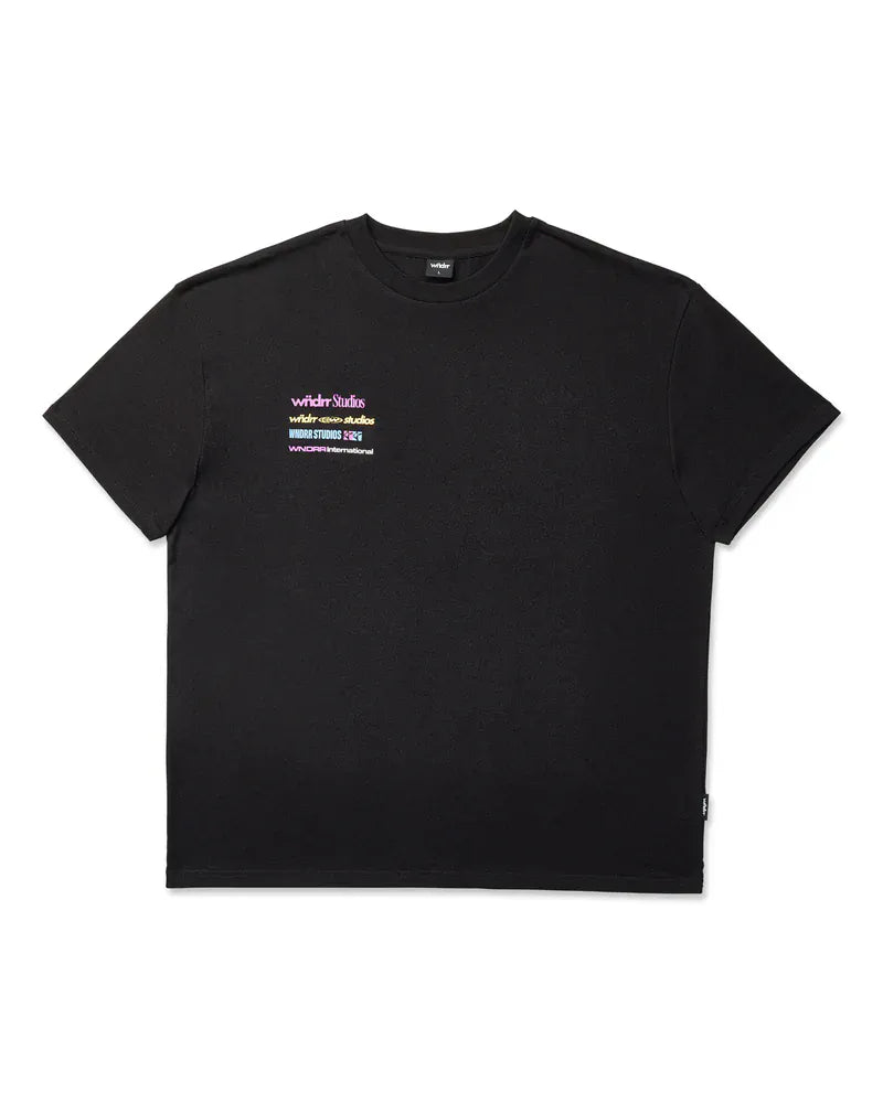 WNDRR Sponsored Box Fit Tee - Black