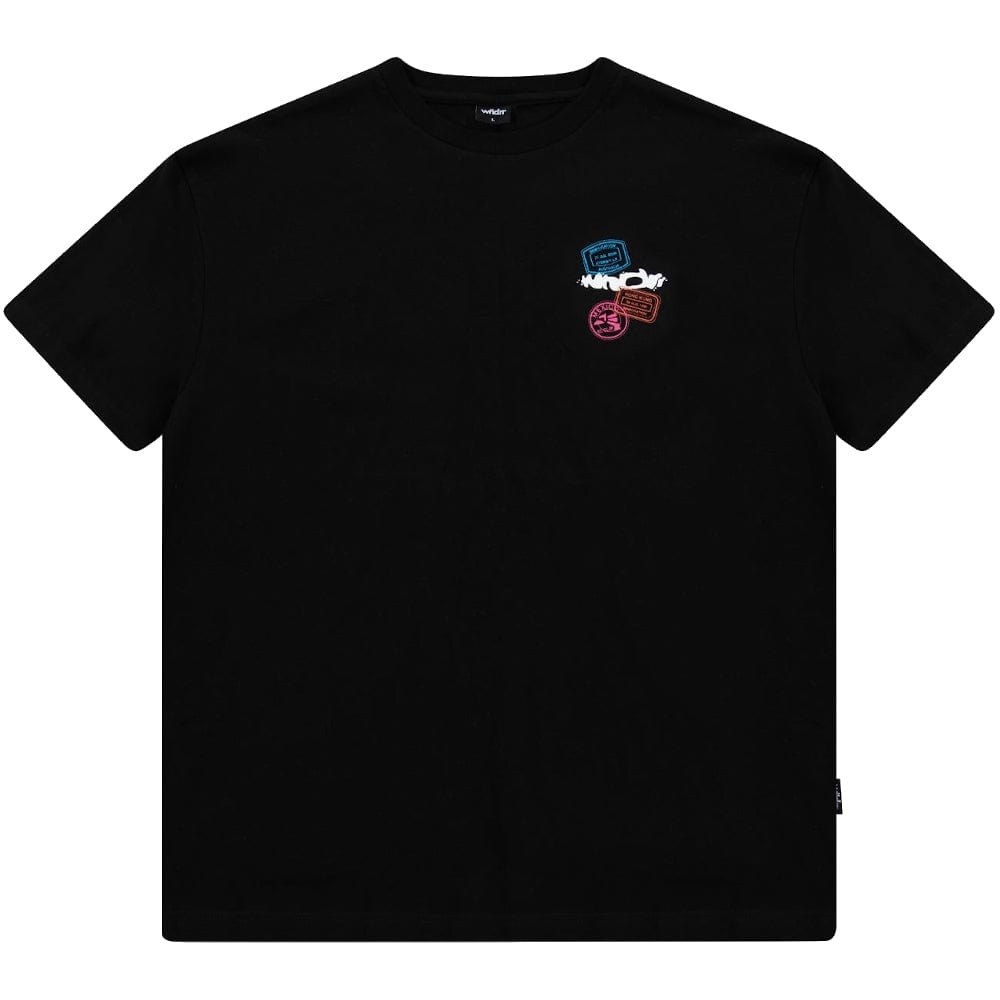 WNDRR Stamp Box Fit Tee - Black