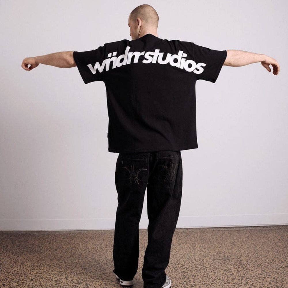 WNDRR Stxrhaus Heavy Weight Tee - Black