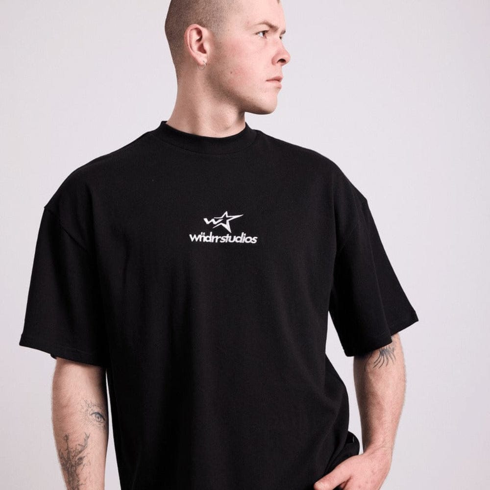 WNDRR Stxrhaus Heavy Weight Tee - Black