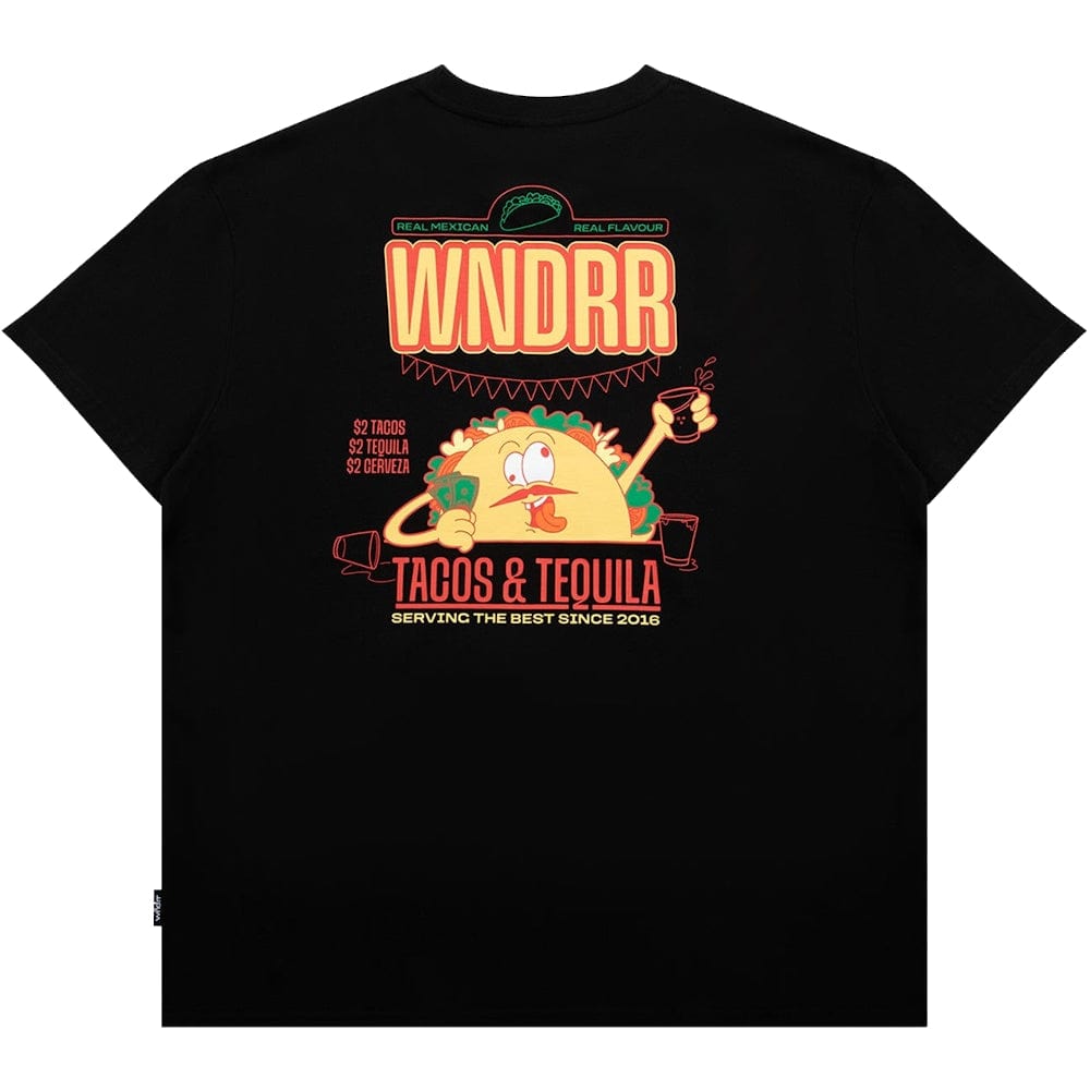 WNDRR Taco Box Fit Tee - Black