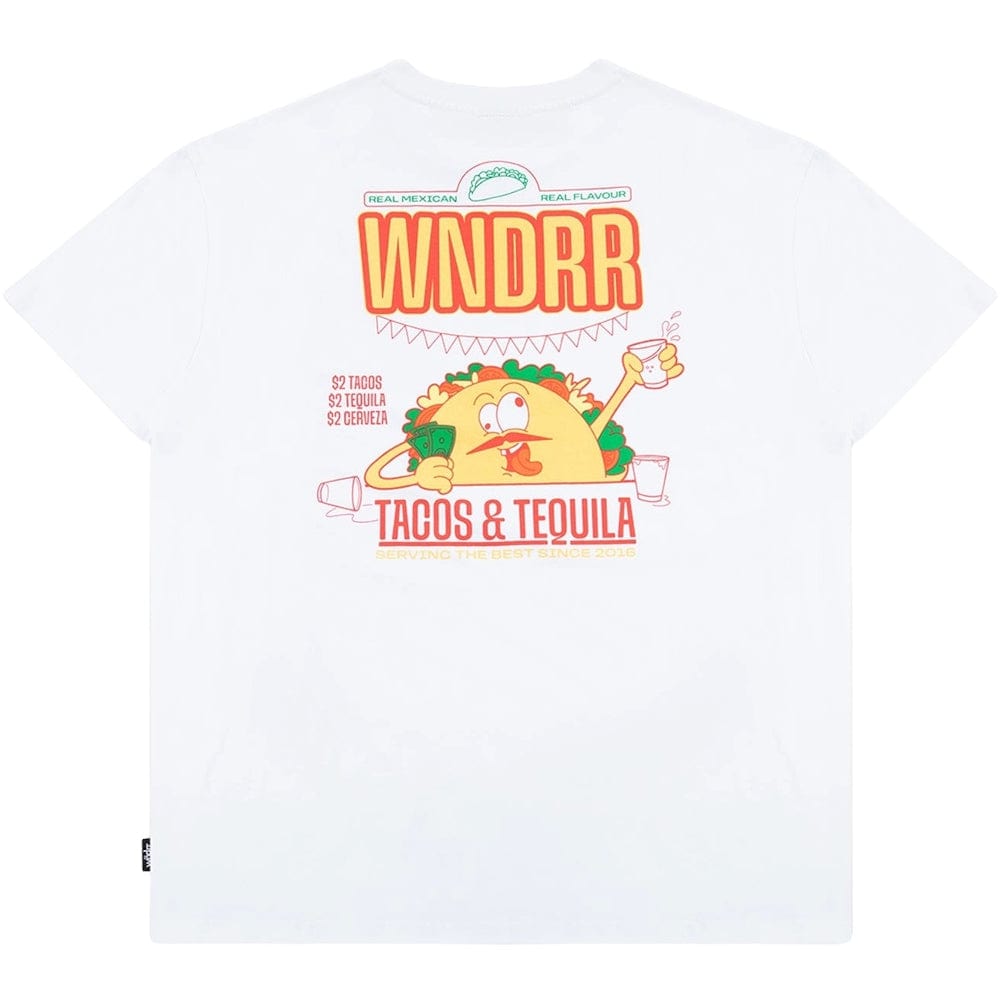 WNDRR Taco Box Fit Tee - White